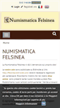Mobile Screenshot of numismaticafelsinea.it