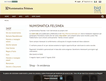 Tablet Screenshot of numismaticafelsinea.it